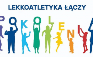 Logo akcji "Lekkoatletyka Łączy Pokolenia"